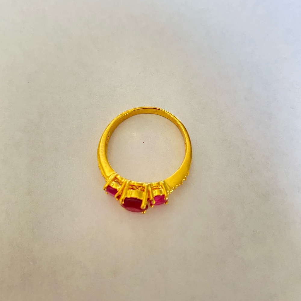 Gold Rings Ruby Rings Gold Ruby Rings Red Rings - image 2